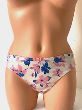 Vintage Silky Nylon Panties Pastel Blue Bikini Sheer Brief Size 7-8 Hip  38-42 